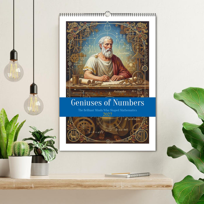 Geniuses of Numbers (CALVENDO Monthly Calendar 2027)