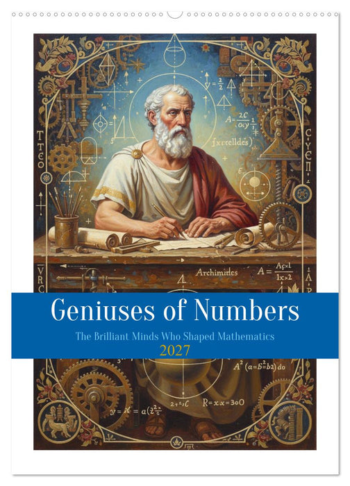 Geniuses of Numbers (CALVENDO Monthly Calendar 2027)
