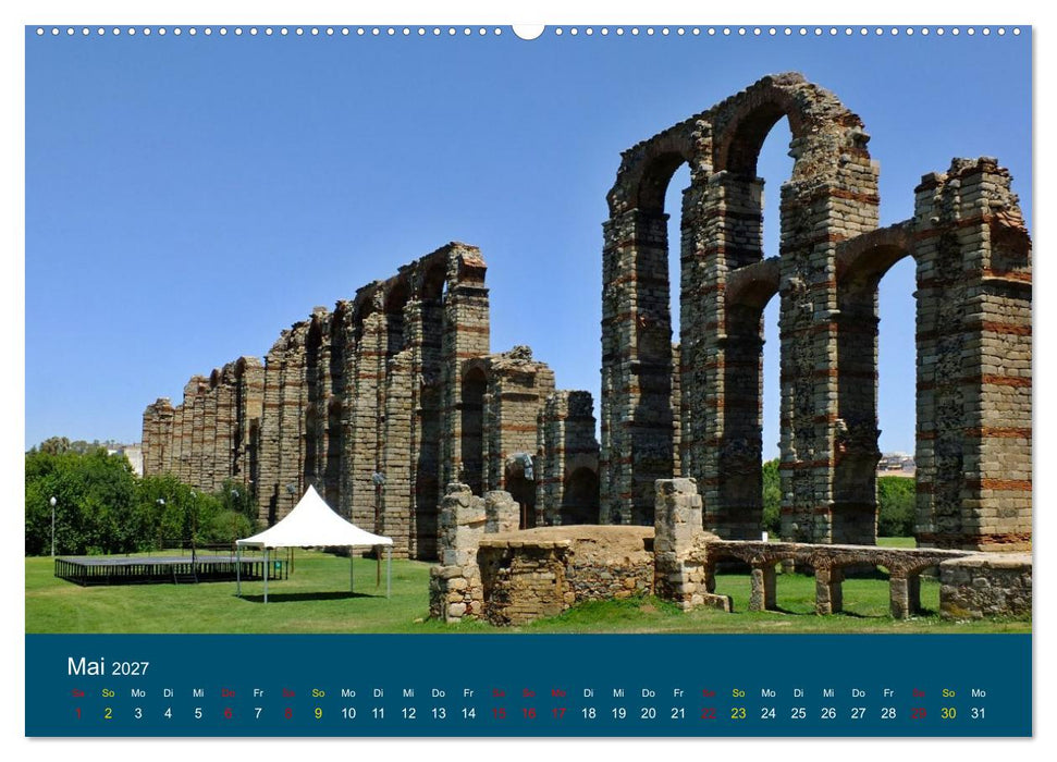 Spanische Provinzen - Extremadura (CALVENDO Premium Wandkalender 2027)