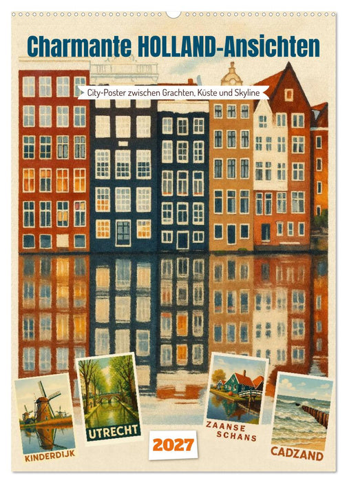 Charmante Holland-Ansichten (CALVENDO Wandkalender 2027)