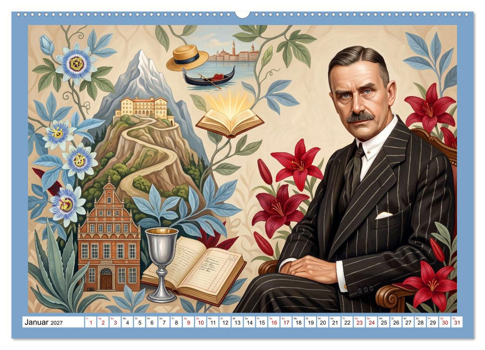 Literarische Stimmen ihrer Zeit (CALVENDO Premium Wandkalender 2027)
