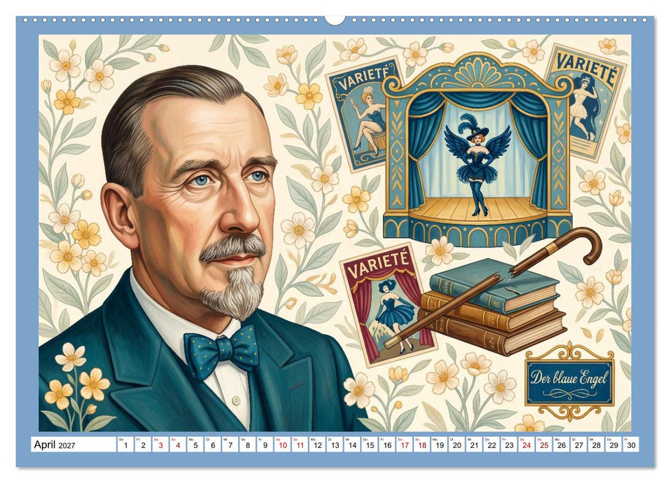 Literarische Stimmen ihrer Zeit (CALVENDO Premium Wandkalender 2027)