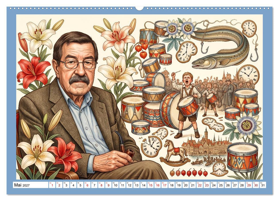 Literarische Stimmen ihrer Zeit (CALVENDO Premium Wandkalender 2027)