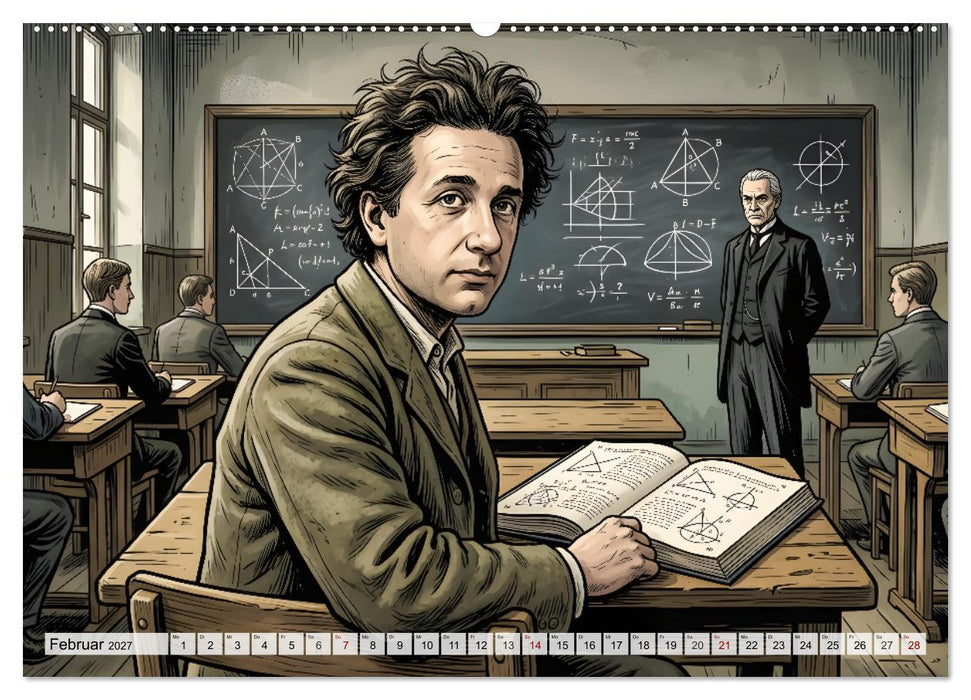 Albert Einstein – Das Jahrhundertgenie (CALVENDO Premium Wandkalender 2027)