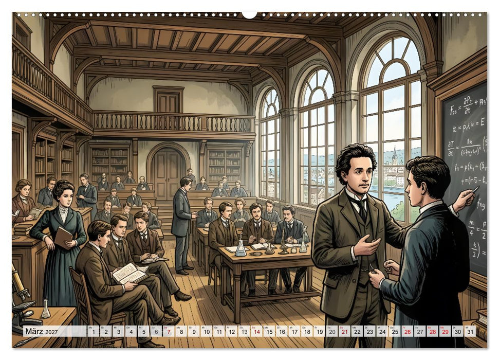 Albert Einstein – Das Jahrhundertgenie (CALVENDO Premium Wandkalender 2027)