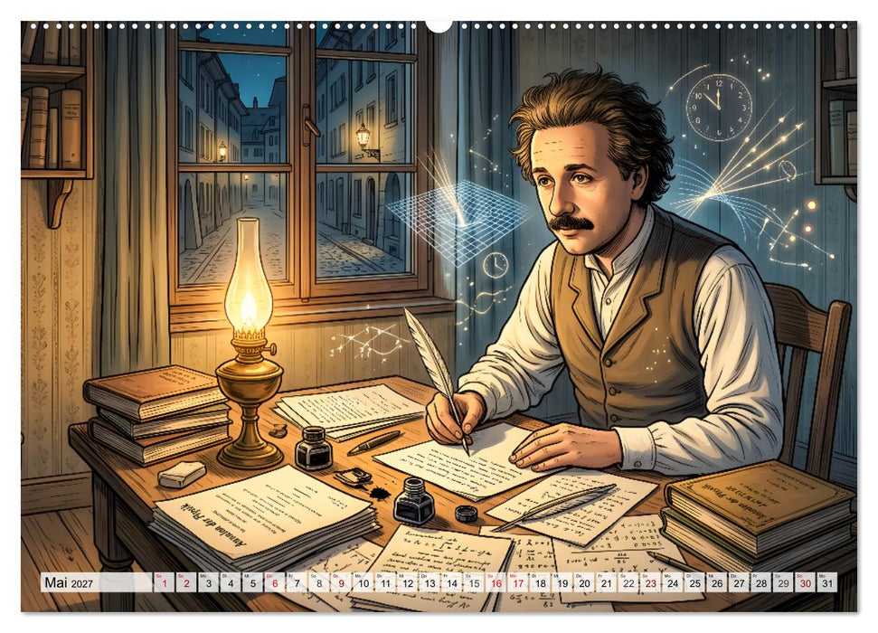 Albert Einstein – Das Jahrhundertgenie (CALVENDO Premium Wandkalender 2027)