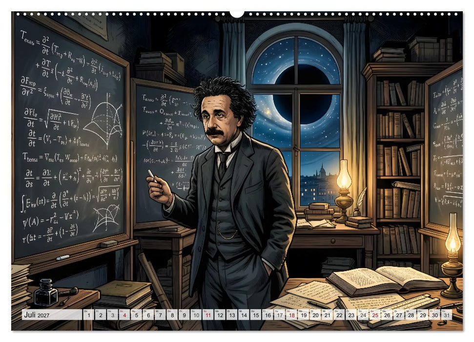 Albert Einstein – Das Jahrhundertgenie (CALVENDO Premium Wandkalender 2027)