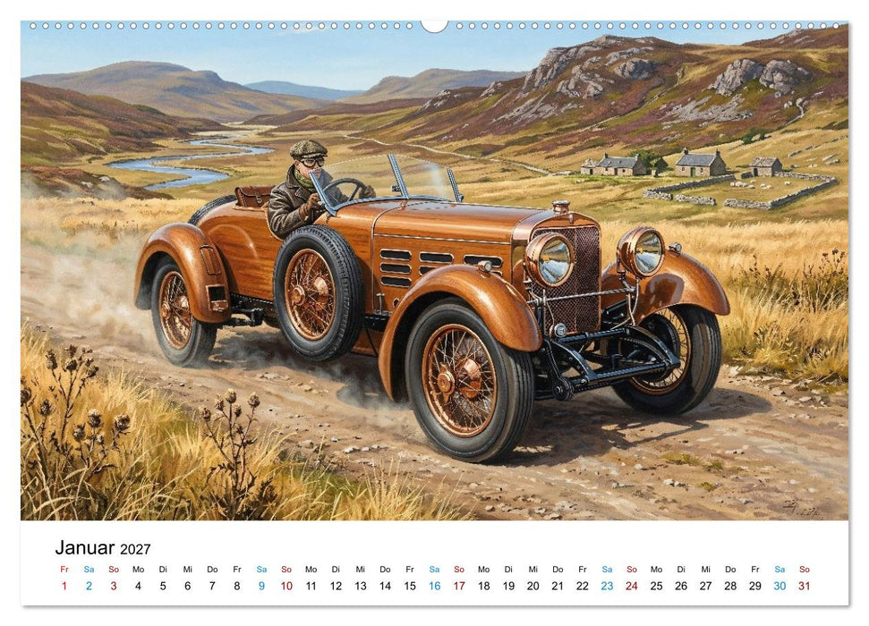 Oldies mit Charme (CALVENDO Premium Wandkalender 2027)