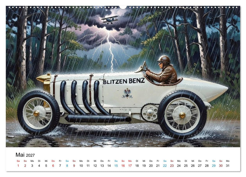 Oldies mit Charme (CALVENDO Premium Wandkalender 2027)