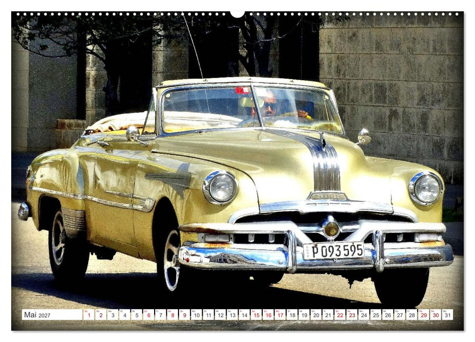 Oldtimer Gold - Pontiac Chieftain 1951 (CALVENDO Wandkalender 2027)