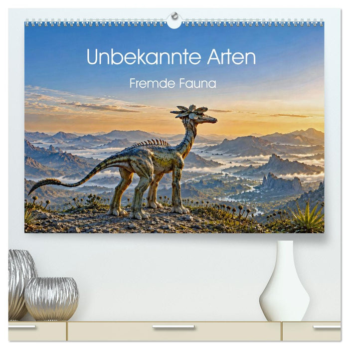 Unbekannte Arten – Fremde Fauna (CALVENDO Premium Wandkalender 2027)