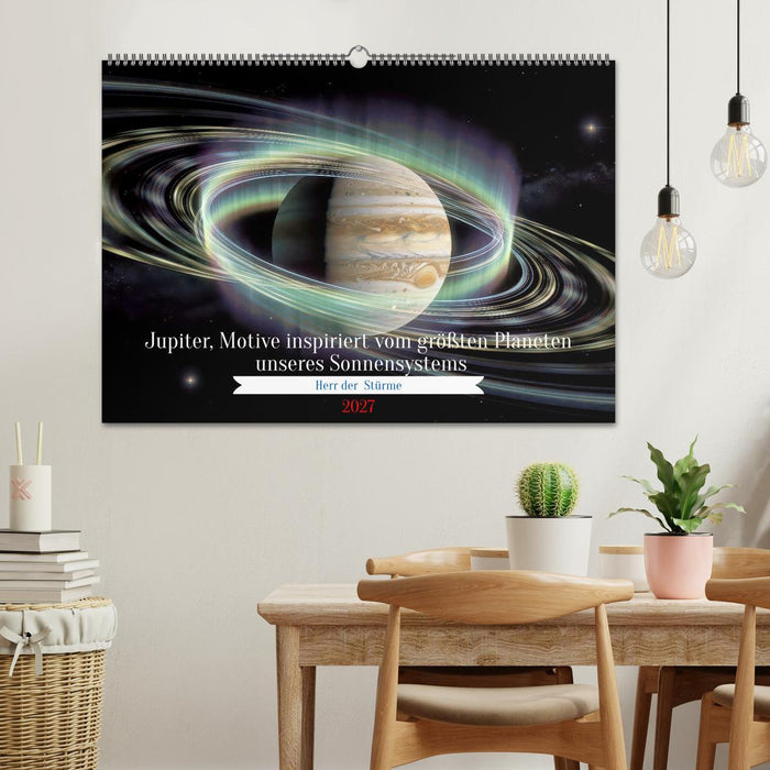 Jupiter, Motive inspiriert vom größten Planeten unseres Sonnensystems (CALVENDO Wandkalender 2027)
