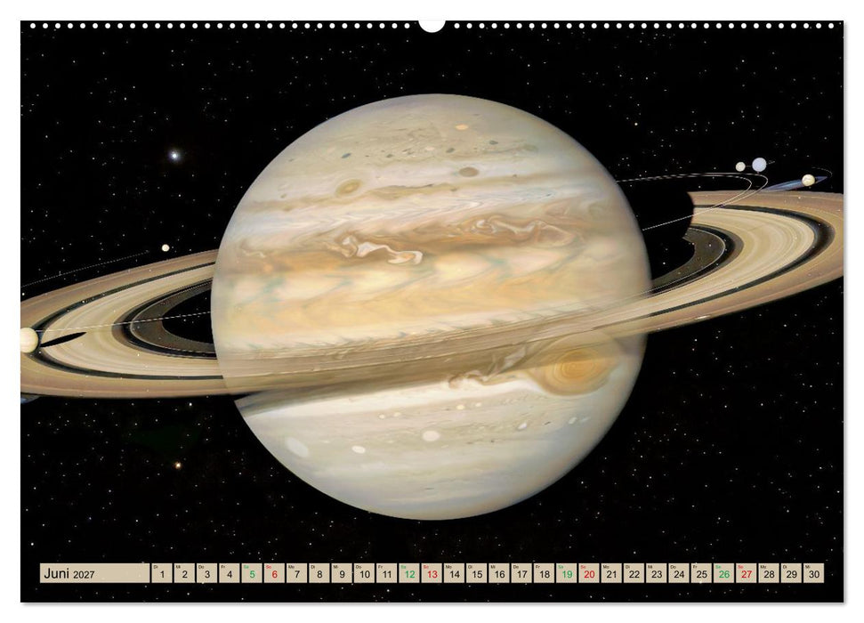 Jupiter, Motive inspiriert vom größten Planeten unseres Sonnensystems (CALVENDO Wandkalender 2027)