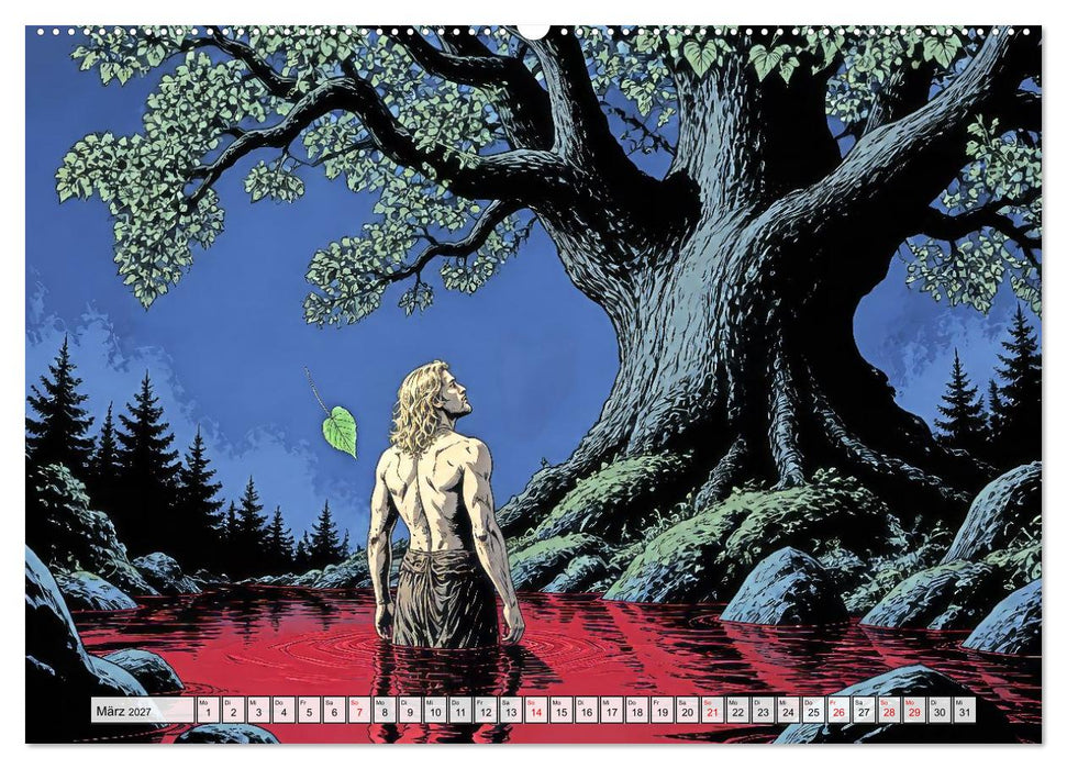 Die Nibelungen: Glanz und Verderben (CALVENDO Premium Wandkalender 2027)