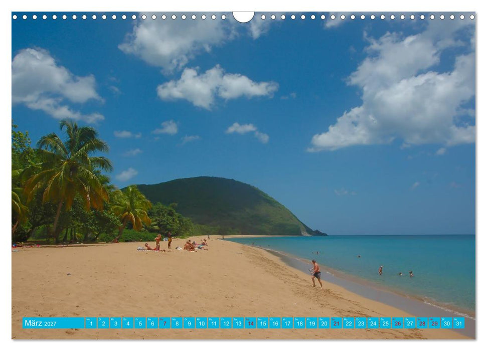 Guadeloupe – Auszeit auf der Schmetterlings-Insel (CALVENDO Wandkalender 2027)