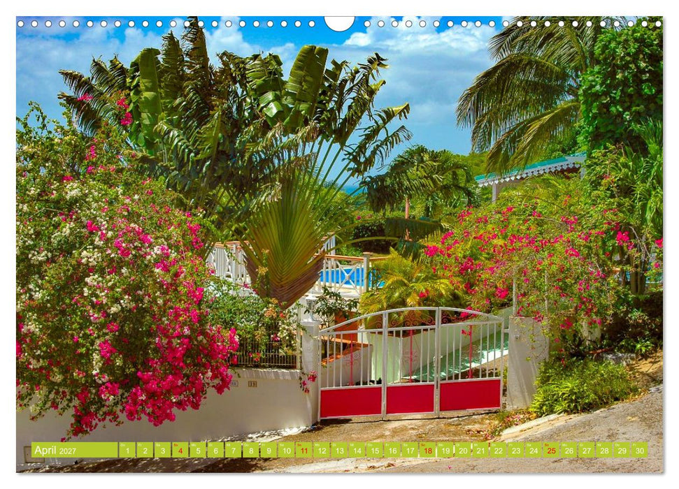 Guadeloupe – Auszeit auf der Schmetterlings-Insel (CALVENDO Wandkalender 2027)
