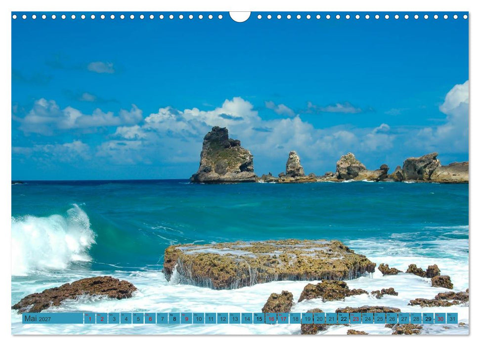Guadeloupe – Auszeit auf der Schmetterlings-Insel (CALVENDO Wandkalender 2027)