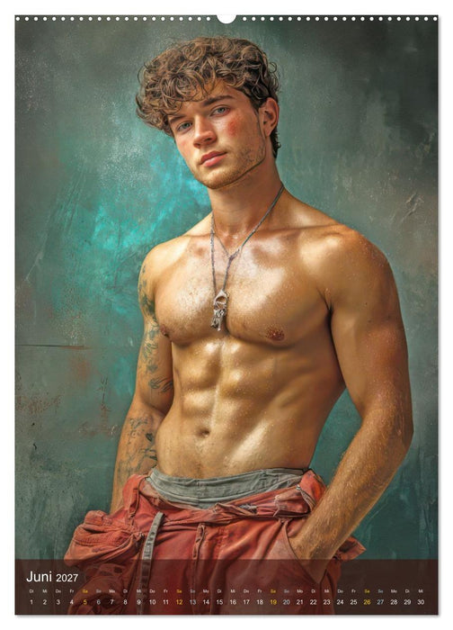 Tattoos und Erotik - Männer-Erotik (CALVENDO Premium Wandkalender 2027)