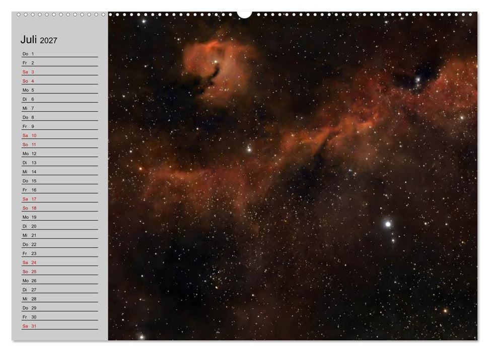 Deep-Sky mit dem Seestar S50 (CALVENDO Premium Wandkalender 2027)