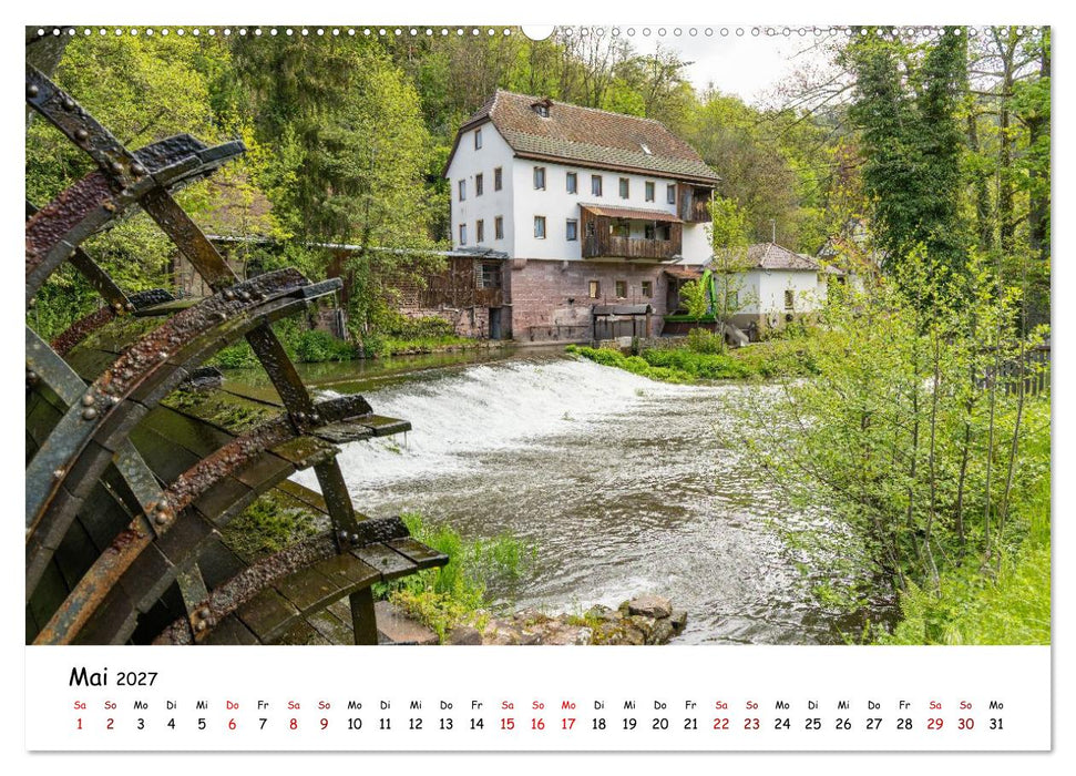 Wildromantische Nagold (CALVENDO Wandkalender 2027)