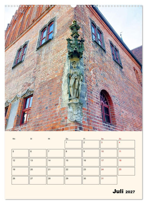 Jüterbog - Backstein und Türme (CALVENDO Premium Wandkalender 2027)