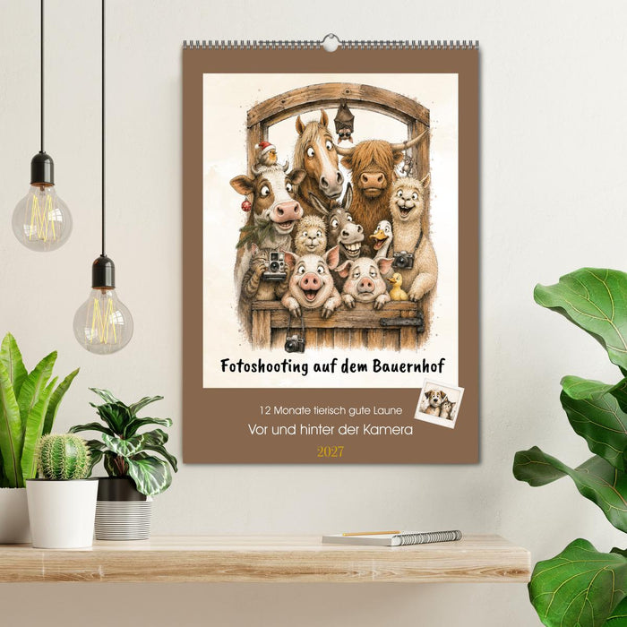 Fotoshooting auf dem Bauernhof (CALVENDO Wandkalender 2027)