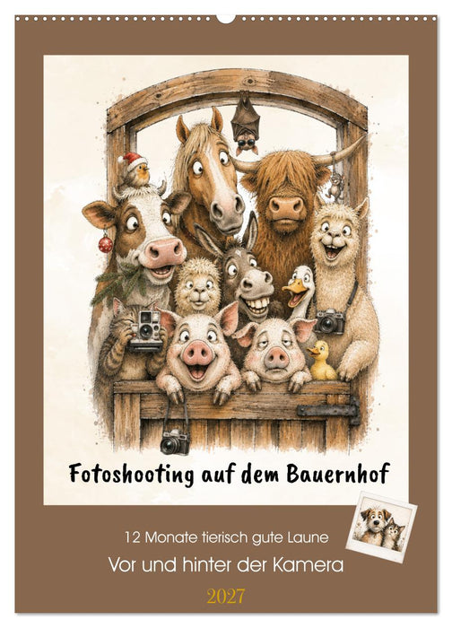 Fotoshooting auf dem Bauernhof (CALVENDO Wandkalender 2027)