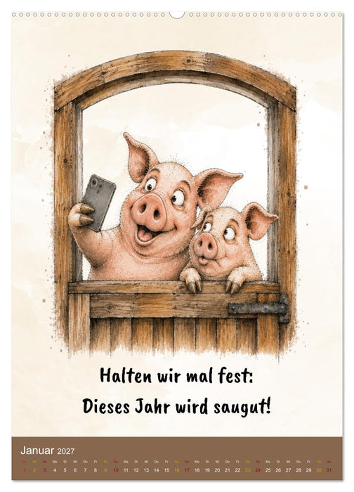 Fotoshooting auf dem Bauernhof (CALVENDO Wandkalender 2027)