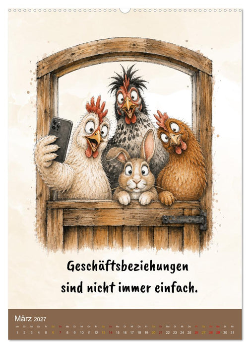 Fotoshooting auf dem Bauernhof (CALVENDO Wandkalender 2027)