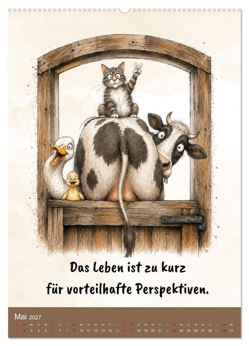 Fotoshooting auf dem Bauernhof (CALVENDO Wandkalender 2027)