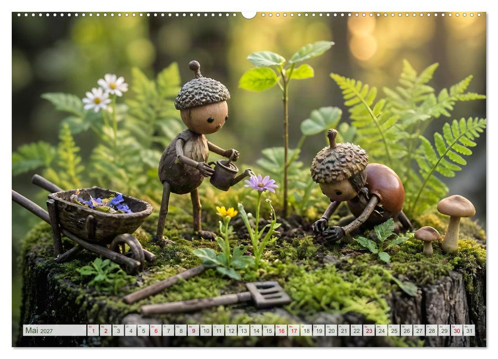 Wo die kleinen Waldleute wohnen (CALVENDO Premium Wandkalender 2027)