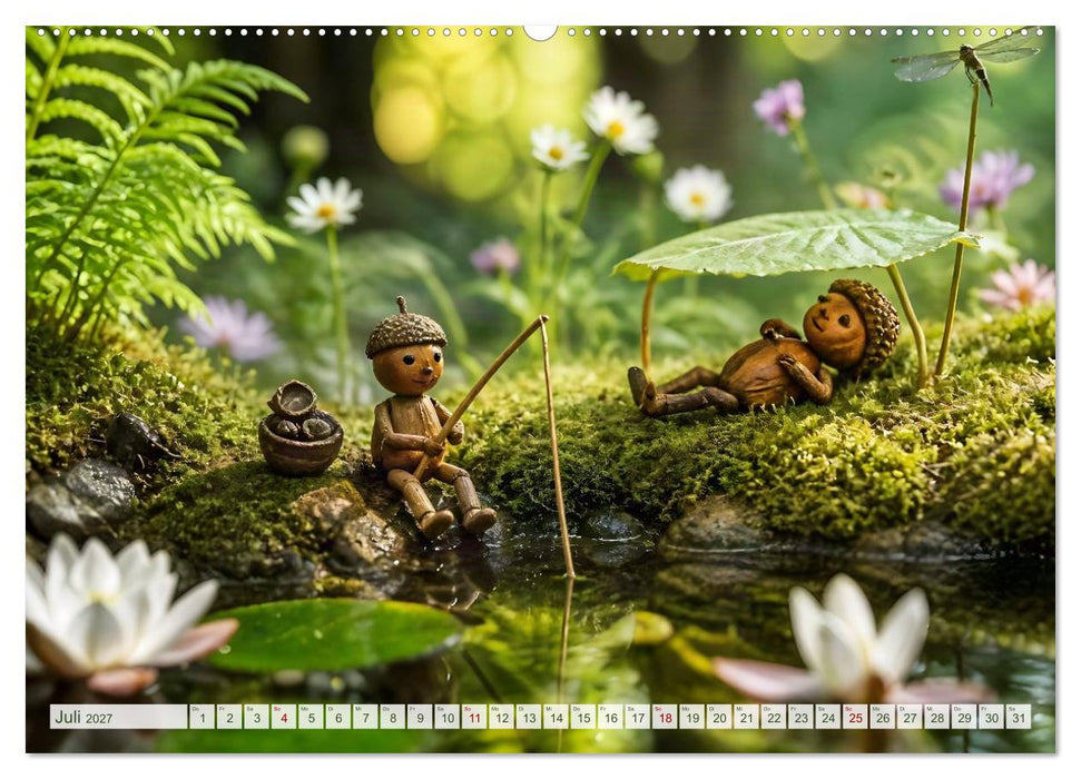 Wo die kleinen Waldleute wohnen (CALVENDO Premium Wandkalender 2027)