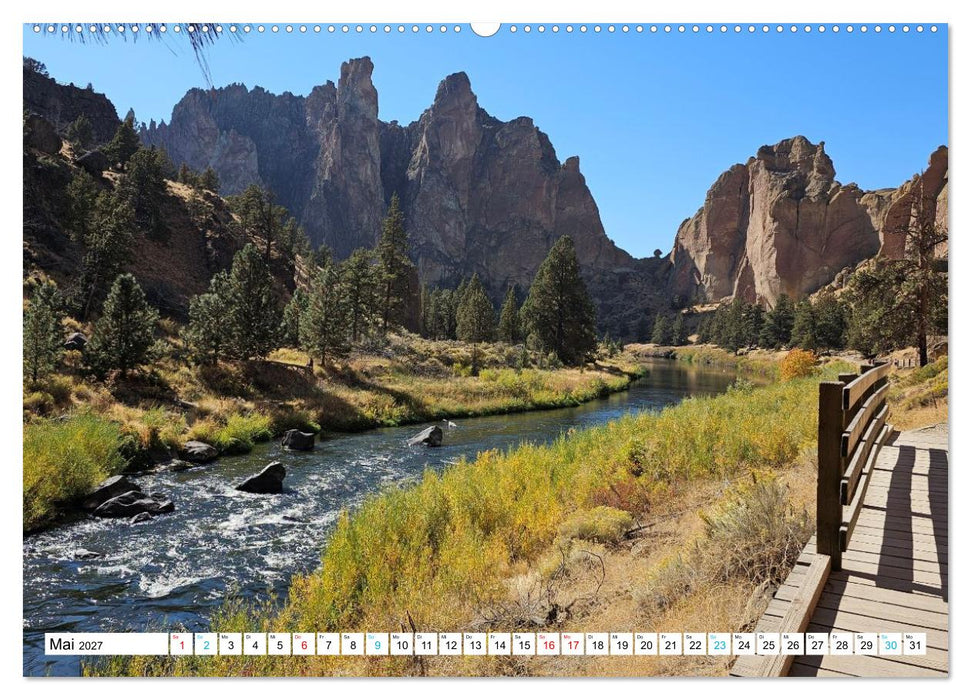 Oregon - Farben der Wildnis (CALVENDO Premium Wandkalender 2027)