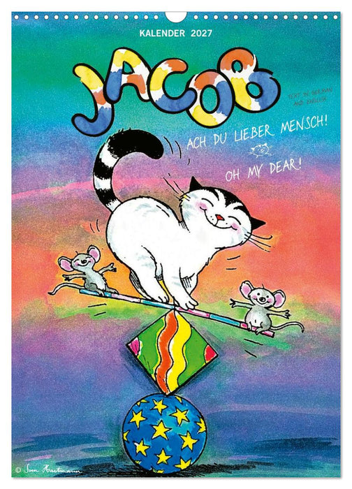 Kater Jacob: Ach Du lieber Mensch (CALVENDO Wandkalender 2027)