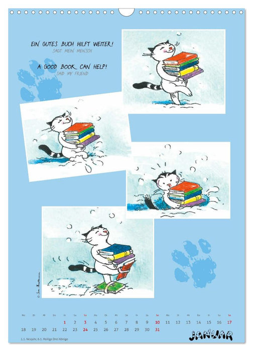 Kater Jacob: Ach Du lieber Mensch (CALVENDO Wandkalender 2027)