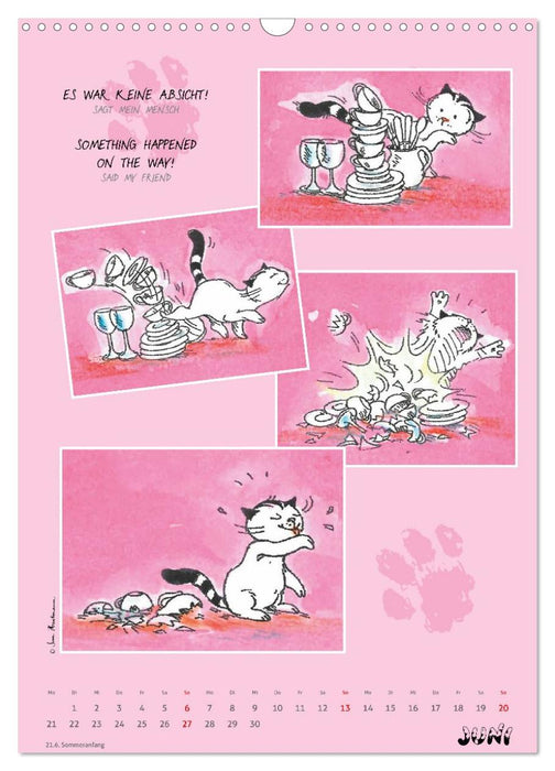 Kater Jacob: Ach Du lieber Mensch (CALVENDO Wandkalender 2027)
