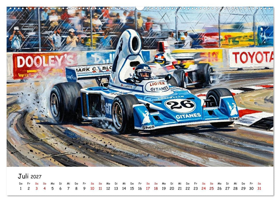 Racing in den 1970er Jahren (CALVENDO Premium Wandkalender 2027)