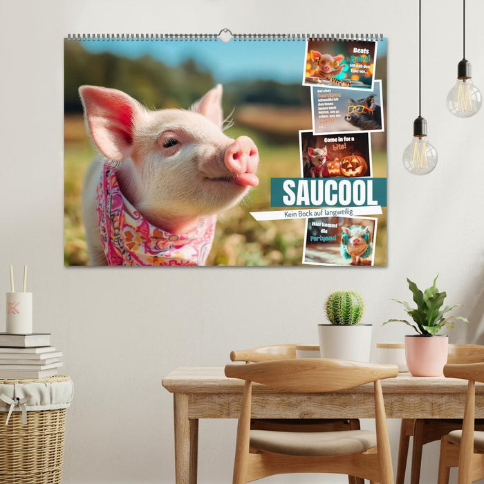 Saucool - Kein Bock auf langweilig (CALVENDO Wandkalender 2027)
