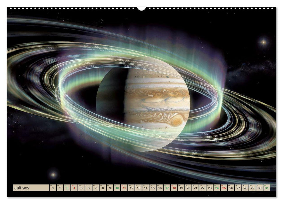Jupiter, Motive inspiriert vom größten Planeten unseres Sonnensystems (CALVENDO Premium Wandkalender 2027)