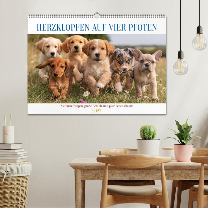 Herzklopfen auf vier Pfoden (CALVENDO Wandkalender 2027)
