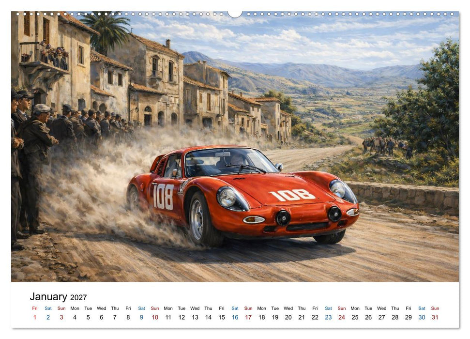Rivals on four wheels (CALVENDO Premium-Calendar 2027)