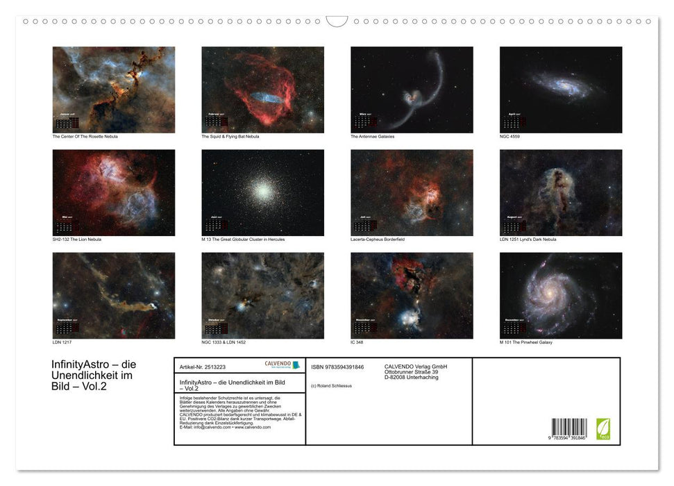 InfinityAstro – die Unendlichkeit im Bild – Vol.2 (CALVENDO Wandkalender 2027)
