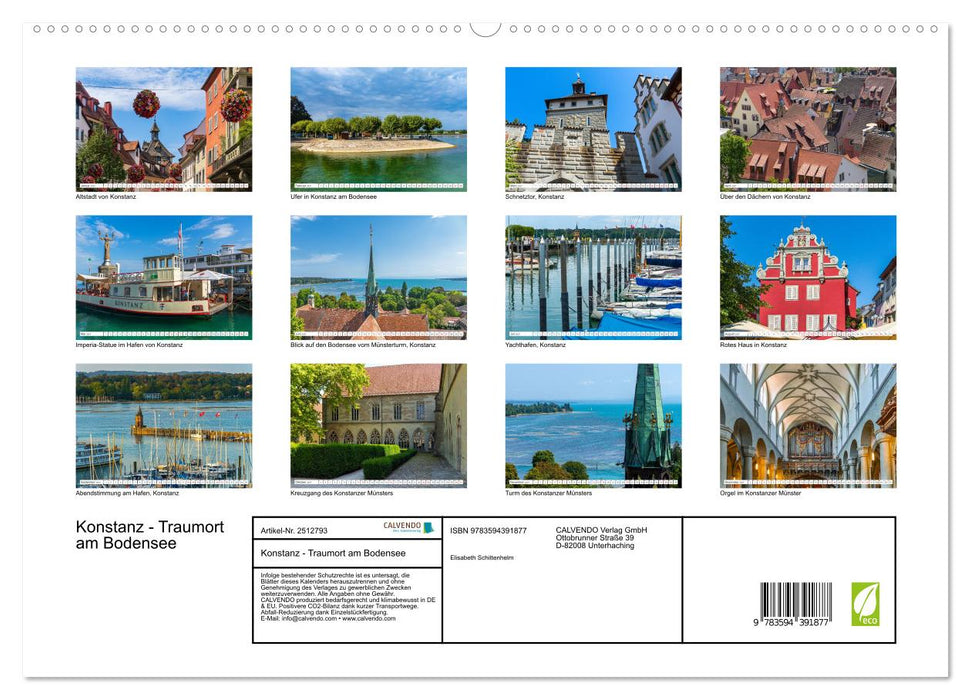 Konstanz - Traumort am Bodensee (CALVENDO Premium Wandkalender 2027)