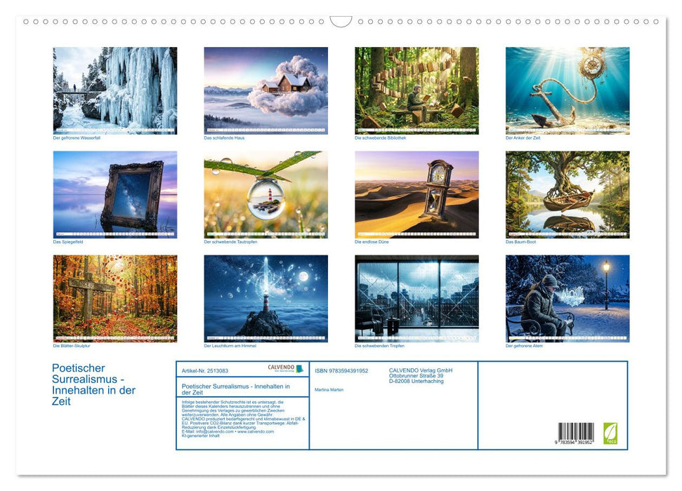 Poetischer Surrealismus - Innehalten in der Zeit (CALVENDO Wandkalender 2027)