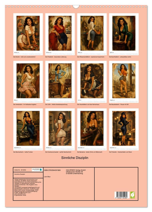 Sinnliche Disziplin (CALVENDO Wandkalender 2027)