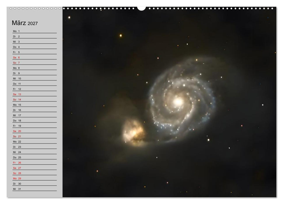 Deep-Sky mit dem Seestar S50 (CALVENDO Wandkalender 2027)
