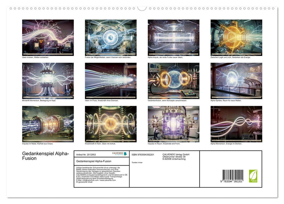 Gedankenspiel Alpha-Fusion (CALVENDO Premium Wandkalender 2027)