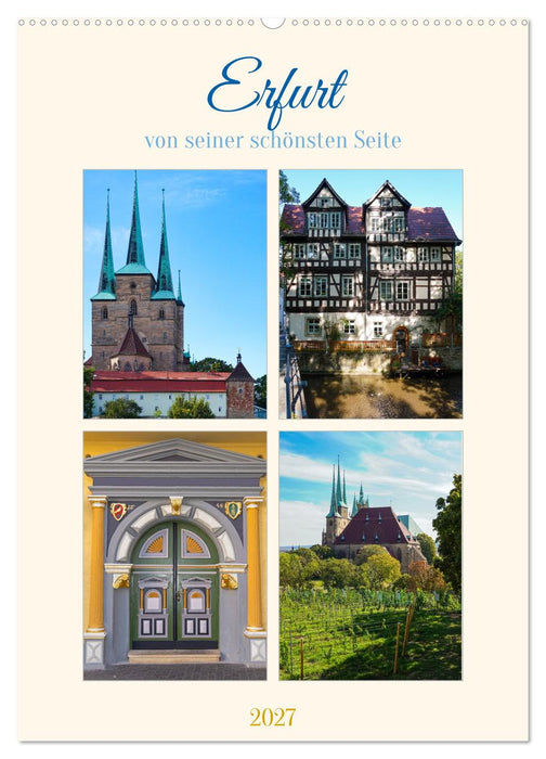 Erfurt von seiner schönsten Seite (CALVENDO Wandkalender 2027)
