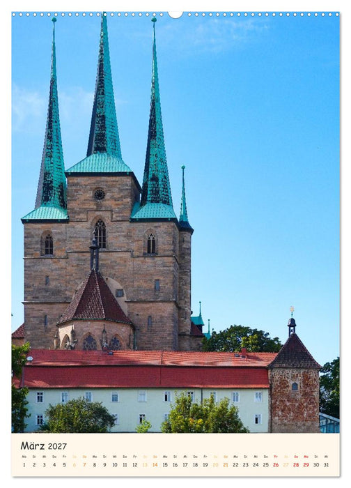 Erfurt von seiner schönsten Seite (CALVENDO Premium Wandkalender 2027)