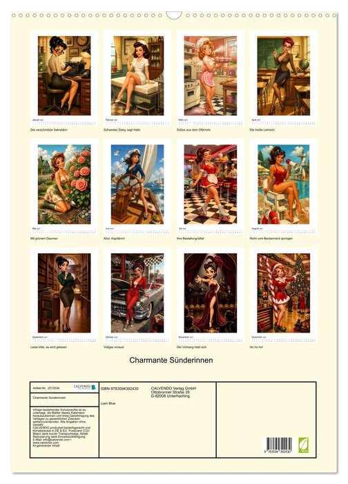 Charmante Sünderinnen (CALVENDO Wandkalender 2027)